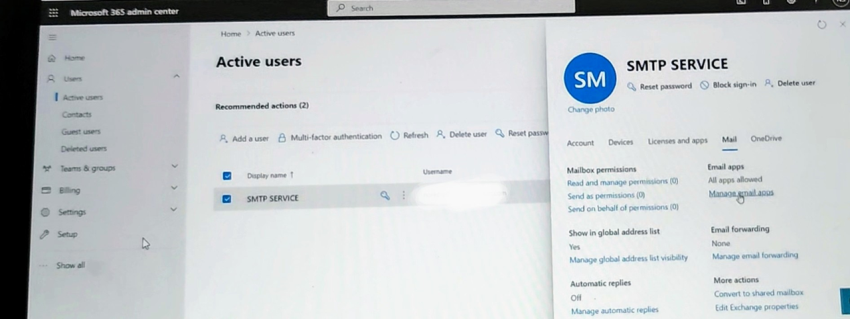 How to configure the SMTP O365 migration using TLS